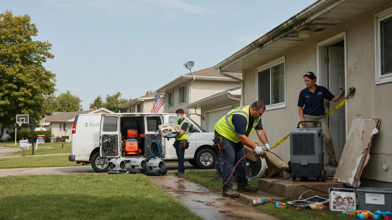 Water Damage Restoration in Windfall, IN near me